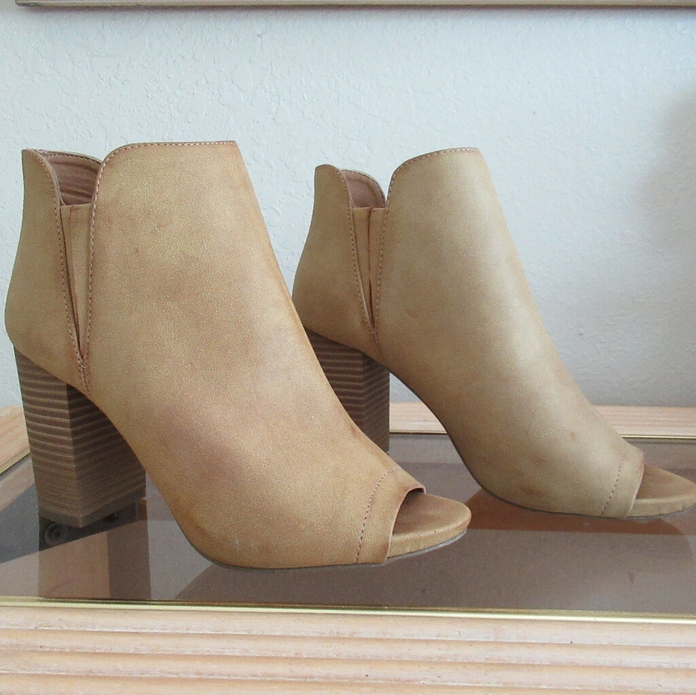 Madden Girl Open Toe Booties